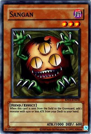 Sangan (RP01-EN036) - Retro Pack (2020 Date Reprint) Unlimited - Premium Yugioh Single from Konami - Just $0.80! Shop now at Game Crave Tournament Store