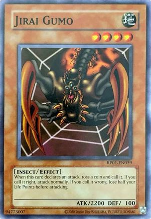 Jirai Gumo (RP01-EN039) - Retro Pack (2020 Date Reprint) Unlimited - Premium Yugioh Single from Konami - Just $0.25! Shop now at Game Crave Tournament Store