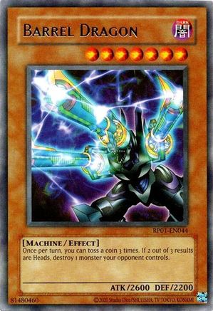Barrel Dragon (RP01-EN044) - Retro Pack (2020 Date Reprint) Unlimited - Premium Yugioh Single from Konami - Just $0.39! Shop now at Game Crave Tournament Store