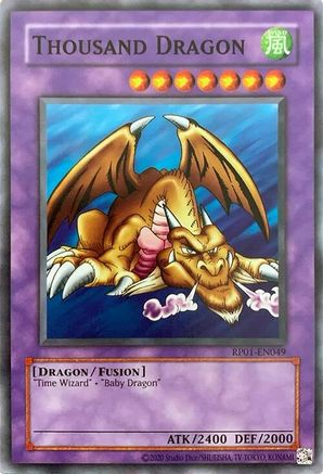 Thousand Dragon (RP01-EN049) - Retro Pack (2020 Date Reprint) Unlimited - Premium Yugioh Single from Konami - Just $0.25! Shop now at Game Crave Tournament Store