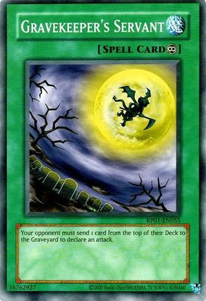 Gravekeeper's Servant (RP01-EN055) - Retro Pack (2020 Date Reprint) Unlimited - Premium Yugioh Single from Konami - Just $0.25! Shop now at Game Crave Tournament Store