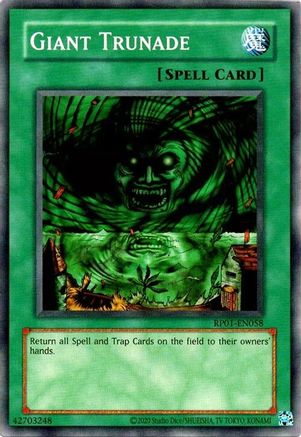 Giant Trunade (RP01-EN058) - Retro Pack (2020 Date Reprint) Unlimited - Premium Yugioh Single from Konami - Just $0.26! Shop now at Game Crave Tournament Store