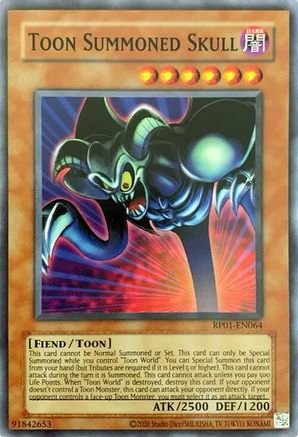 Toon Summoned Skull (RP01-EN064) - Retro Pack (2020 Date Reprint) Unlimited - Premium Yugioh Single from Konami - Just $0.25! Shop now at Game Crave Tournament Store