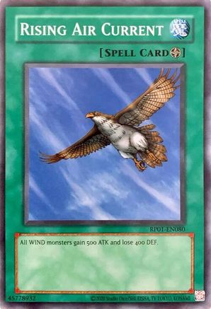 Rising Air Current (RP01-EN080) - Retro Pack (2020 Date Reprint) Unlimited - Premium Yugioh Single from Konami - Just $0.25! Shop now at Game Crave Tournament Store