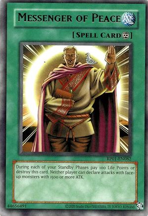 Messenger of Peace (RP01-EN082) - Retro Pack (2020 Date Reprint) Unlimited - Premium Yugioh Single from Konami - Just $0.51! Shop now at Game Crave Tournament Store