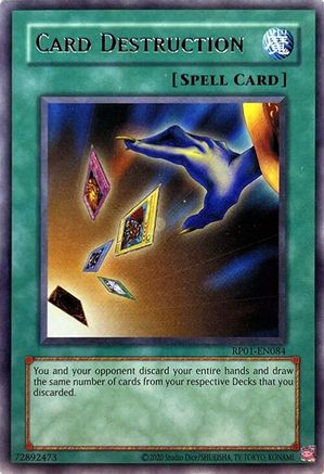 Card Destruction (RP01-EN084) - Retro Pack (2020 Date Reprint) Unlimited - Premium Yugioh Single from Konami - Just $0.70! Shop now at Game Crave Tournament Store