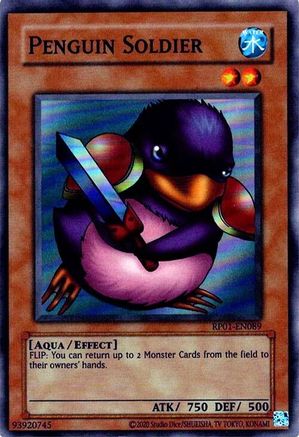 Penguin Soldier (RP01-EN089) - Retro Pack (2020 Date Reprint) Unlimited - Premium Yugioh Single from Konami - Just $0.30! Shop now at Game Crave Tournament Store