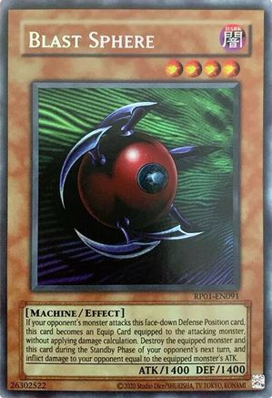 Blast Sphere (RP01-EN091) - Retro Pack (2020 Date Reprint) Unlimited - Premium Yugioh Single from Konami - Just $4.86! Shop now at Game Crave Tournament Store