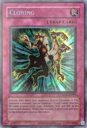 Cloning (RP01-EN094) - Retro Pack (2020 Date Reprint) Unlimited - Premium Yugioh Single from Konami - Just $4.11! Shop now at Game Crave Tournament Store