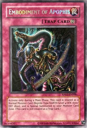 Embodiment of Apophis (RP01-EN098) - Retro Pack (2020 Date Reprint) Unlimited - Premium Yugioh Single from Konami - Just $16.49! Shop now at Game Crave Tournament Store