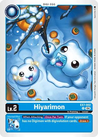 Hiyarimon (EX7-002) - Digimon LIBERATOR - Premium Digimon Single from Bandai - Just $0.25! Shop now at Game Crave Tournament Store