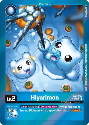 Hiyarimon (Foil) (EX7-002) - Digimon LIBERATOR Foil - Premium Digimon Single from Bandai - Just $13.36! Shop now at Game Crave Tournament Store