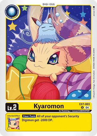 Kyaromon (EX7-003) - Digimon LIBERATOR - Premium Digimon Single from Bandai - Just $0.25! Shop now at Game Crave Tournament Store