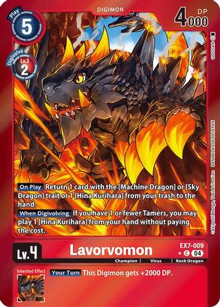 Lavorvomon (Foil) (EX7-009) - Digimon LIBERATOR Foil - Premium Digimon Single from Bandai - Just $11.39! Shop now at Game Crave Tournament Store