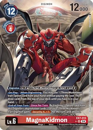 MagnaKidmon (Alternate Art) (EX7-013) - Digimon LIBERATOR Foil - Premium Digimon Single from Bandai - Just $5.93! Shop now at Game Crave Tournament Store