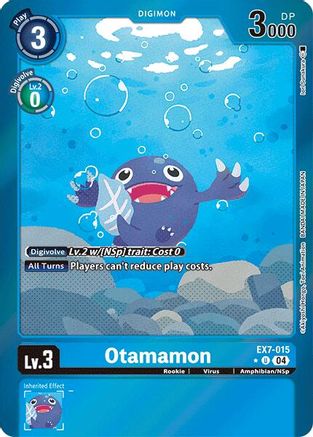 Otamamon (Foil) (EX7-015) - Digimon LIBERATOR Foil - Premium Digimon Single from Bandai - Just $13.29! Shop now at Game Crave Tournament Store