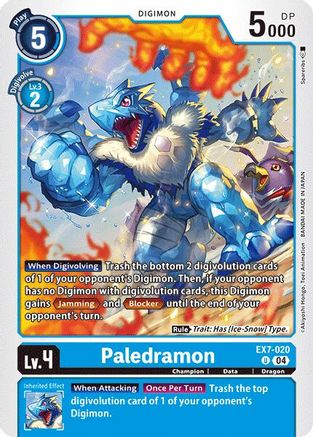 Paledramon (EX7-020) - Digimon LIBERATOR - Premium Digimon Single from Bandai - Just $0.25! Shop now at Game Crave Tournament Store
