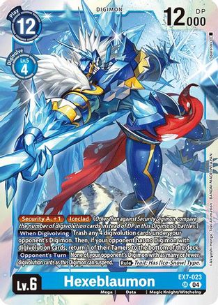 Hexeblaumon (EX7-023) - Digimon LIBERATOR Foil - Premium Digimon Single from Bandai - Just $30.86! Shop now at Game Crave Tournament Store