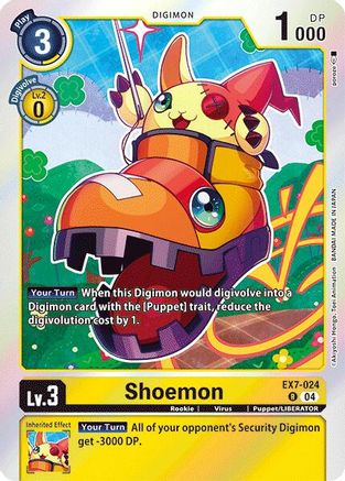 Shoemon (EX7-024) - Digimon LIBERATOR Foil - Premium Digimon Single from Bandai - Just $0.45! Shop now at Game Crave Tournament Store