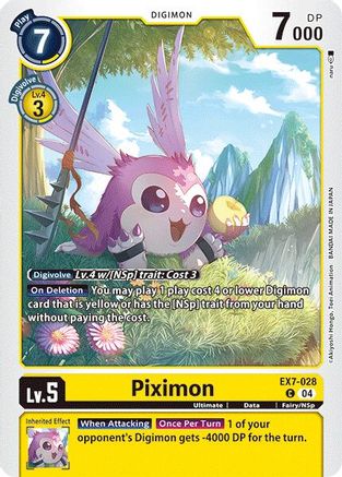 Piximon (EX7-028) - Digimon LIBERATOR - Premium Digimon Single from Bandai - Just $0.25! Shop now at Game Crave Tournament Store