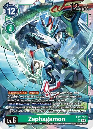 Zephagamon (EX7-036) - Digimon LIBERATOR Foil - Premium Digimon Single from Bandai - Just $9.07! Shop now at Game Crave Tournament Store