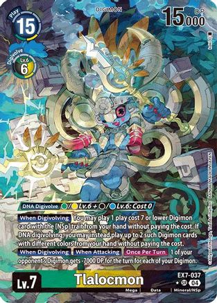 Tlalocmon (Alternate Art) (EX7-037) - Digimon LIBERATOR Foil - Premium Digimon Single from Bandai - Just $5.25! Shop now at Game Crave Tournament Store