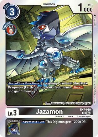 Jazamon (EX7-039) - Digimon LIBERATOR Foil - Premium Digimon Single from Bandai - Just $0.25! Shop now at Game Crave Tournament Store