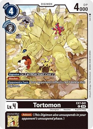 Tortomon (EX7-041) - Digimon LIBERATOR - Premium Digimon Single from Bandai - Just $0.25! Shop now at Game Crave Tournament Store