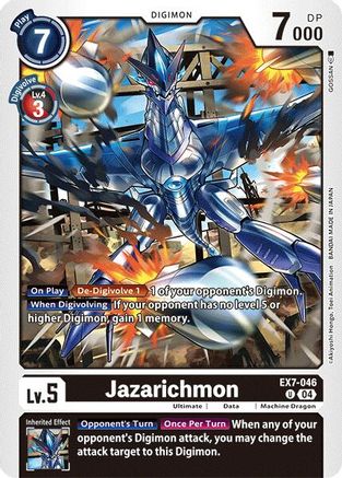 Jazarichmon (EX7-046) - Digimon LIBERATOR - Premium Digimon Single from Bandai - Just $0.25! Shop now at Game Crave Tournament Store