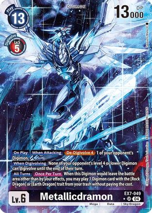 Metallicdramon (Alternate Art) (EX7-049) - Digimon LIBERATOR Foil - Premium Digimon Single from Bandai - Just $13.16! Shop now at Game Crave Tournament Store