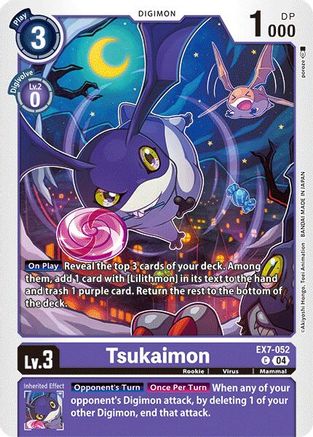 Tsukaimon (EX7-052) - Digimon LIBERATOR - Premium Digimon Single from Bandai - Just $0.25! Shop now at Game Crave Tournament Store