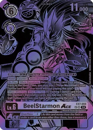 BeelStarmon ACE (Textured) (EX7-059) - Digimon LIBERATOR Foil - Premium Digimon Single from Bandai - Just $195.79! Shop now at Game Crave Tournament Store