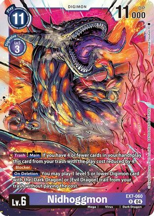 Nidhoggmon (EX7-060) - Digimon LIBERATOR Foil - Premium Digimon Single from Bandai - Just $0.25! Shop now at Game Crave Tournament Store