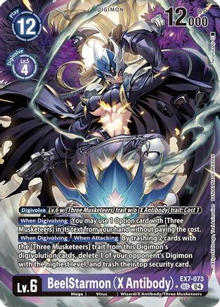 BeelStarmon (X Antibody) (Alternate Art) (EX7-073) - Digimon LIBERATOR Foil - Premium Digimon Single from Bandai - Just $45.17! Shop now at Game Crave Tournament Store