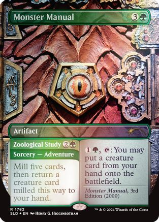 Monster Manual (Rainbow Foil) (SLD-1782) - Secret Lair Drop Series Foil - Premium MTG Single from Wizards of the Coast - Just $2.70! Shop now at Game Crave Tournament Store