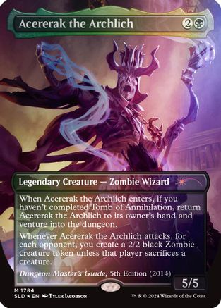 Acererak the Archlich (Rainbow Foil) (SLD-1784) - Secret Lair Drop Series Foil - Premium MTG Single from Wizards of the Coast - Just $1.46! Shop now at Game Crave Tournament Store