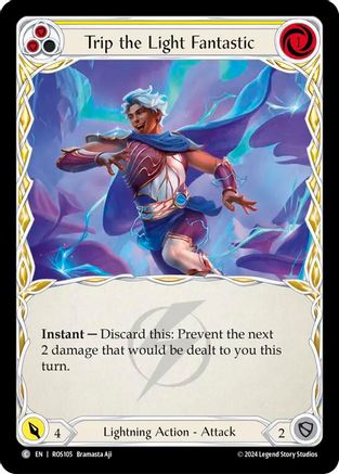 Trip the Light Fantastic (Yellow) (ROS105) - Rosetta Rainbow Foil