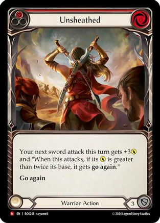 Unsheathed (ROS248) - Rosetta Rainbow Foil