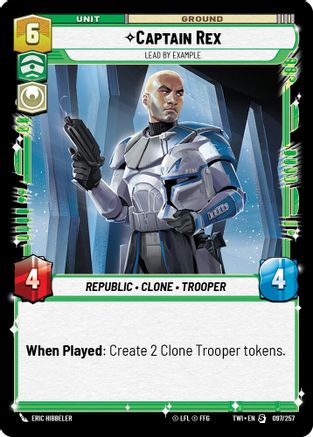 Captain Rex - Lead by Example (097/257) - Twilight of the Republic - Premium Star Wars: Unlimited Single from Twilight of the Republic - Just $0.62! Shop now at Game Crave Tournament Store