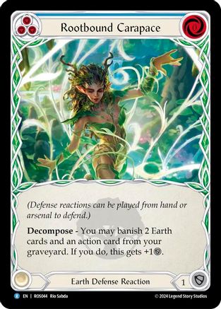 Rootbound Carapace (Blue) (ROS044) - Rosetta Rainbow Foil