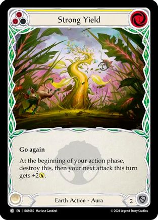 Strong Yield (Yellow) (ROS065) - Rosetta Rainbow Foil