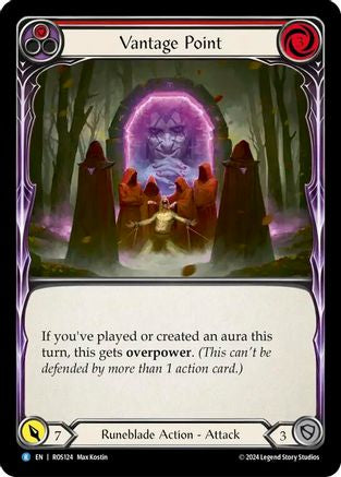 Vantage Point (Red) (ROS124) - Rosetta Rainbow Foil