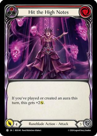 Hit the High Notes (Red) (ROS140) - Rosetta Rainbow Foil