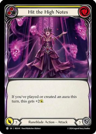 Hit the High Notes (Yellow) (ROS141) - Rosetta Rainbow Foil