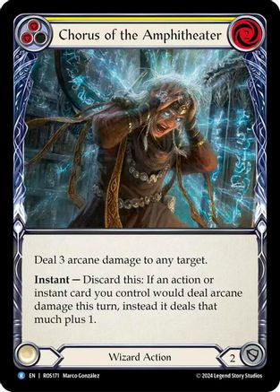 Chorus of the Amphitheater (Yellow) (ROS171) - Rosetta Rainbow Foil