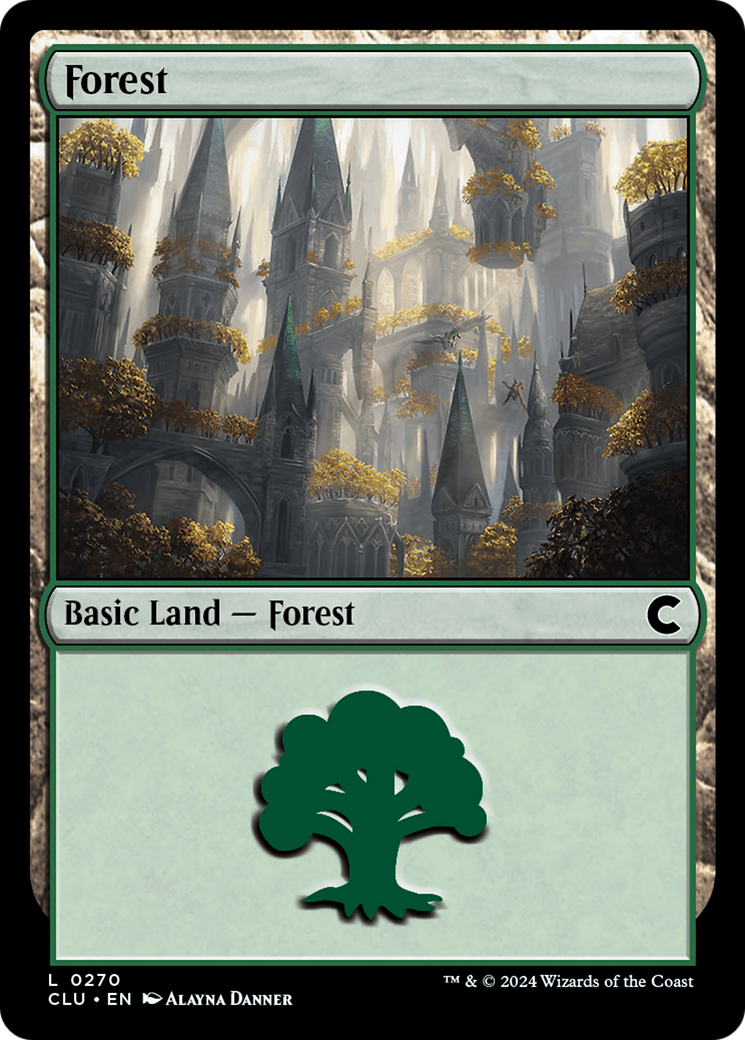 Forest (CLU-270) - Ravnica: Clue Edition - Premium MTG Single from Wizards of the Coast - Just $0.25! Shop now at Game Crave Tournament Store