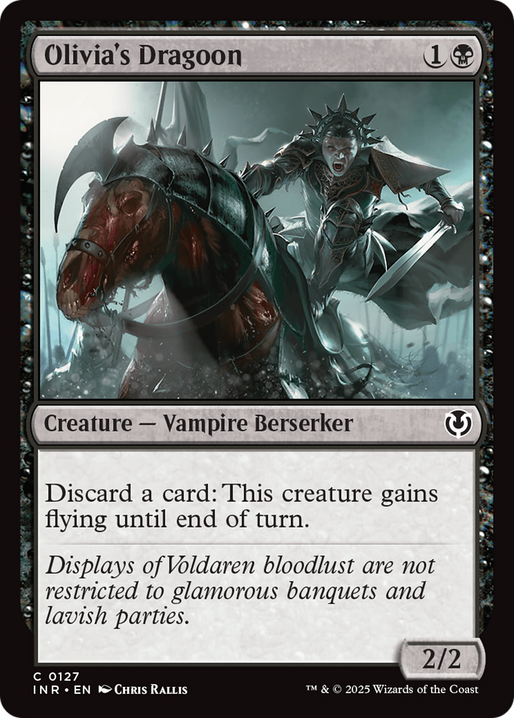 Olivia's Dragoon (-127) - Innistrad Remastered - Premium MTG Single from Wizards of the Coast - Just $0.25! Shop now at Game Crave Tournament Store