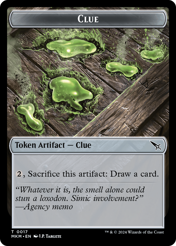 Clue (TMKM-017) - Murders at Karlov Manor Tokens - Premium MTG Single from Wizards of the Coast - Just $0! Shop now at Game Crave Tournament Store