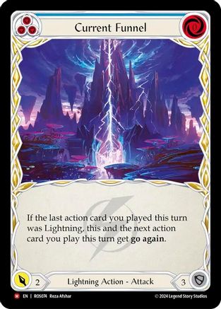 Current Funnel (ROS074) - Rosetta Rainbow Foil