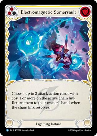 Electromagnetic Somersault (Yellow) (ROS086) - Rosetta Rainbow Foil